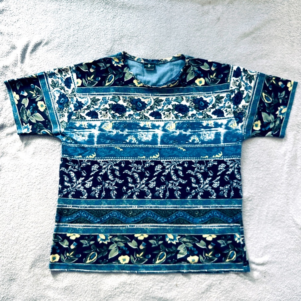 Hunt Club All Over Print Floral Tee